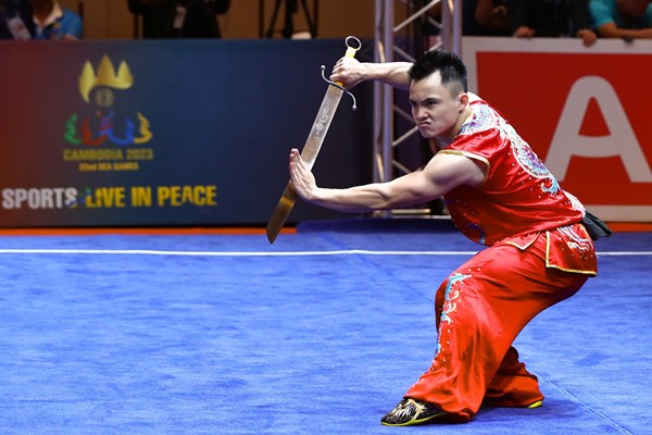 SEA Games 32 ngày 12.5: Wushu “mở hàng” bằng tấm HCV của Nông Văn Hữu - Anh 1
