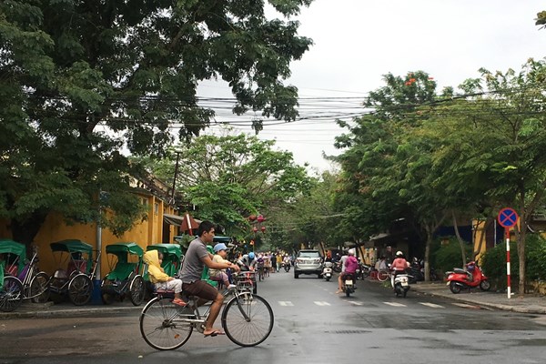 Hội An mở rộng không gian phố dành cho người đi bộ và xe không động cơ - Anh 1