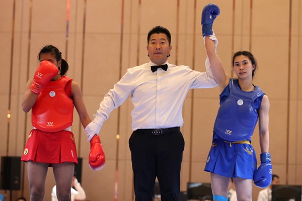 Wushu Việt Nam giành 4 HCV đối kháng liên tiếp - Anh 1