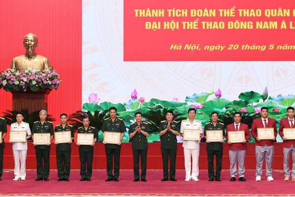 Đoàn Thể thao Quân đội đóng góp 12% tổng số huy chương của Đoàn TTVN tại SEA Games 32 - Anh 1