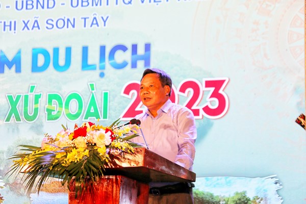 Khai mạc Năm Du lịch Sơn Tây – xứ Đoài 2023 - Anh 2