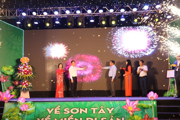 Khai mạc Năm Du lịch Sơn Tây – xứ Đoài 2023 - Anh 1