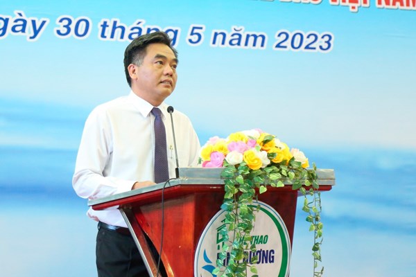 Bình Dương khen thưởng HLV, VĐV đạt thành tích tại SEA Games 32 - Anh 1