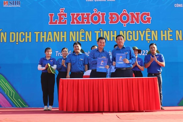 Quảng Ngãi: Khởi động Chiến dịch Thanh niên tình nguyện Hè năm 2023 - Anh 1
