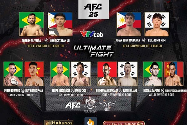 MMA AFC 25 Việt Nam: Robson Oliveira trở lại, Phan Huy Hoàng nói gì trước đại chiến? - Anh 2