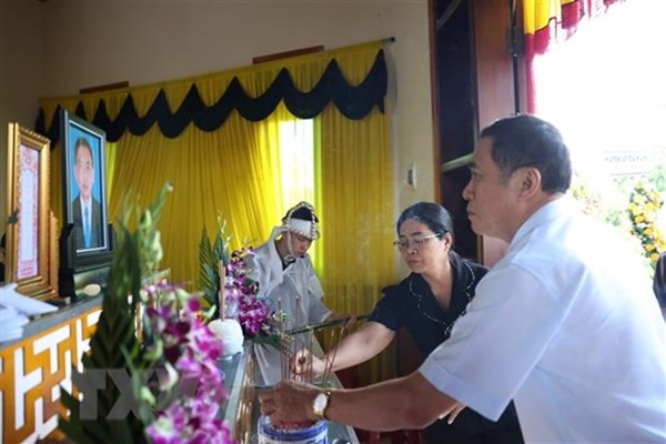 Truy thăng cấp bậc hàm đối với bốn cán bộ, chiến sĩ Công an xã hy sinh tại Đắk Lắk - Anh 1