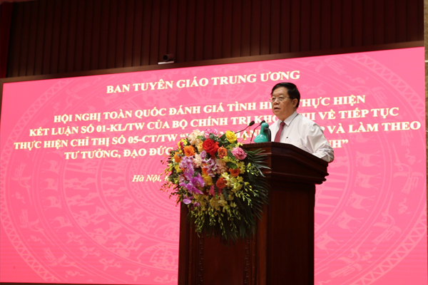 Đẩy mạnh học tập và làm theo Bác gắn với phát huy hệ giá trị quốc gia, văn hoá, gia đình và chuẩn mực con người Việt Nam - Anh 1