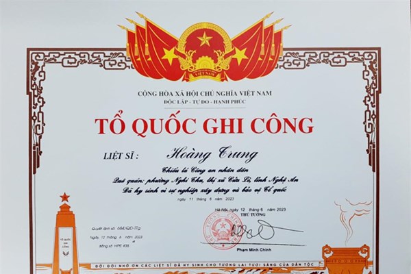 Thủ tướng cấp Bằng 
