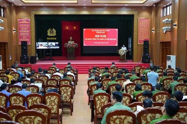 Bắc Kạn: Tập huấn công tác nhân quyền năm 2023 - Anh 1