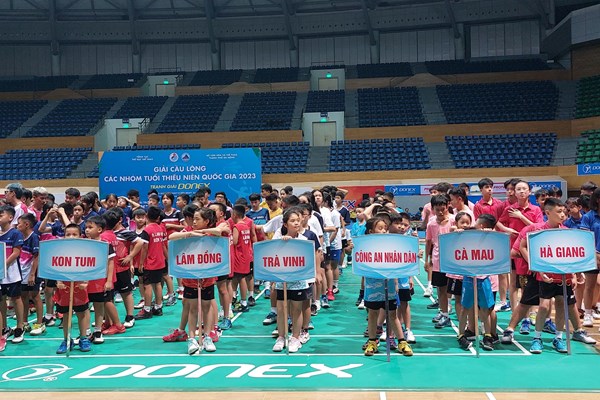 Khai mạc Giải Cầu lông các nhóm tuổi thiếu niên Quốc gia năm 2023 - Anh 1