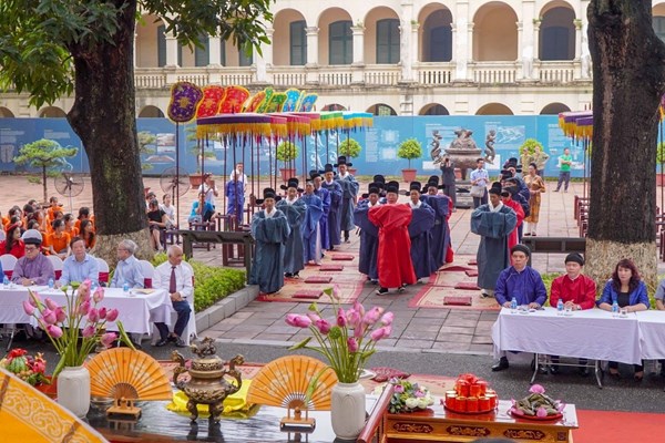 Tái hiện nghi lễ Tết Đoan Ngọ xưa tại Hoàng thành Thăng Long - Anh 1