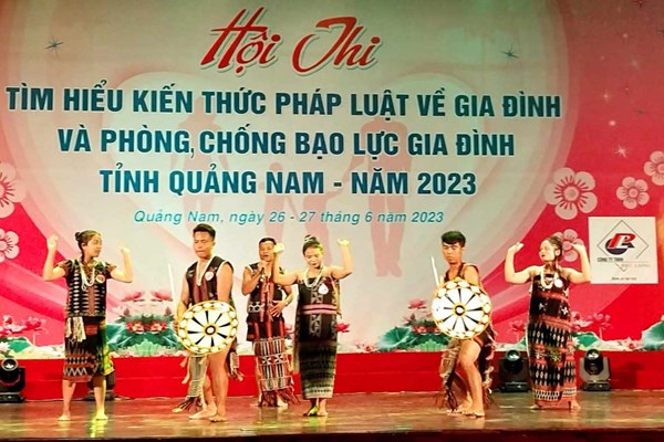 Quảng Nam: Hội thi tìm hiểu kiến thức pháp luật về gia đình - Anh 3