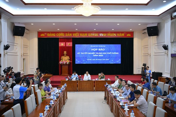 Kỳ thi tốt nghiệp THPT năm 2023: Chưa ghi nhận hiện tượng tiêu cực, gian lận có tổ chức - Anh 1