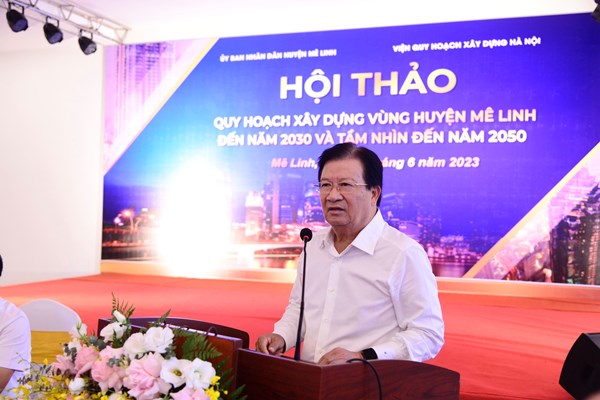 Quy hoạch xây dựng vùng huyện Mê Linh: Thúc đẩy thành phố thông minh, gắn với bảo tồn văn hoá - Anh 1