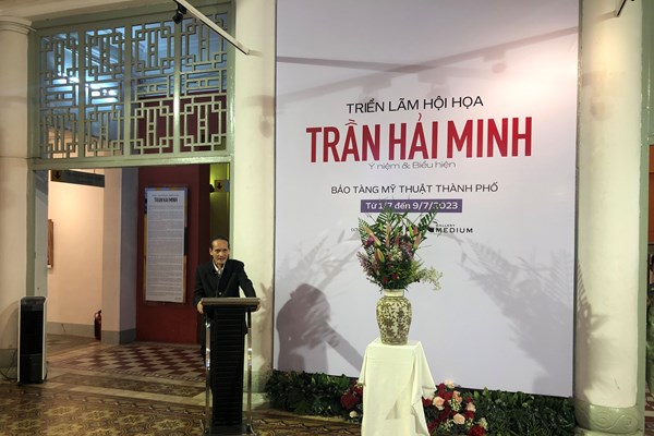 Cuốn hút với tranh biểu hiện trừu tượng của hoạ sĩ Trần Hải Minh - Anh 2