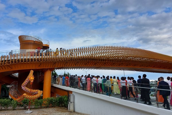 Đà Nẵng: Đưa vào hoạt động cầu đi bộ hữu nghị Việt - Nhật - Anh 1
