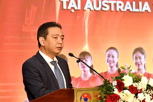 Lễ xuất quân đội tuyển nữ tham dự World Cup 2023 - Anh 1