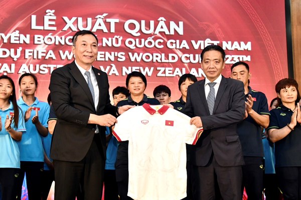 Lễ xuất quân đội tuyển nữ tham dự World Cup 2023 - Anh 2