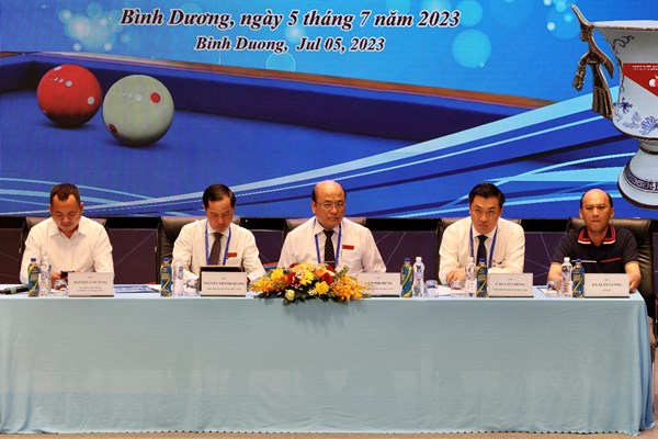 Nhiều cơ thủ mạnh tham dự Giải Billiards Carom 3 băng quốc tế Bình Dương 2023 - Anh 1