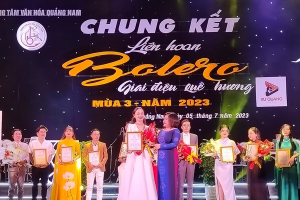 Chung kết Liên hoan Bolero - Giai điệu quê hương tỉnh Quảng Nam - Anh 1