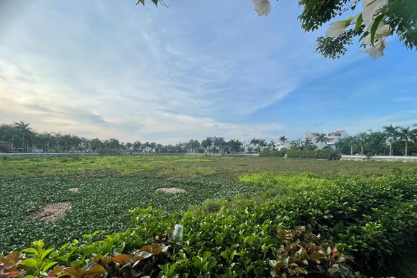 Quảng Ngãi: Đầu tư hơn 14,7 tỷ đồng nạo vét, xử lý ô nhiễm hồ điều hòa - Anh 1