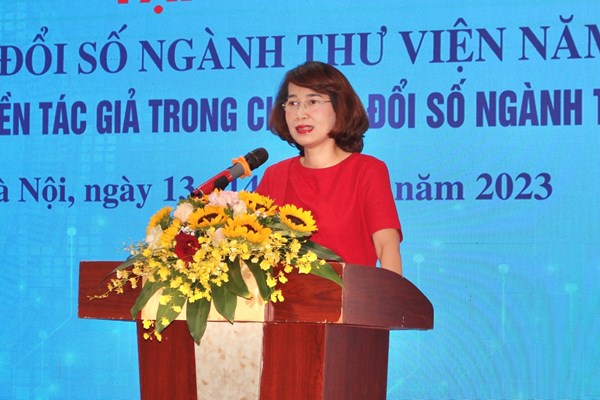 Nâng cao nhận thức về quyền tác giả trong chuyển đổi số ngành Thư viện - Anh 1