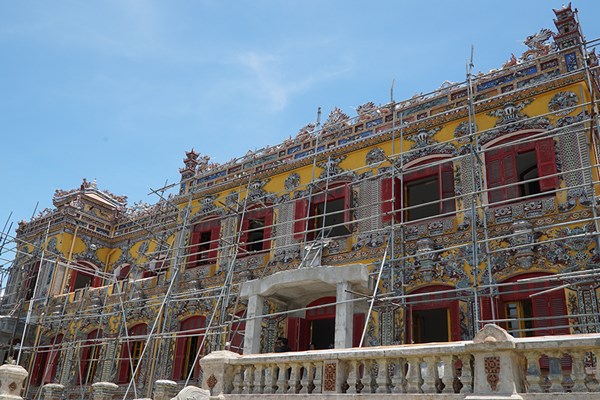 Hoàn thành dự án tu bổ, phục hồi Điện Kiến Trung vào cuối năm 2023 - Anh 1