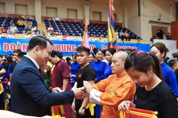 Khởi tranh Giải Võ thuật cổ truyền Hà Nội mở rộng lần thứ 38 - Anh 1