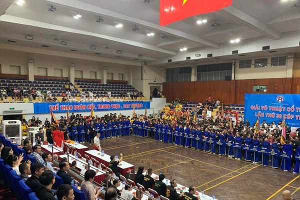 Khởi tranh Giải Võ thuật cổ truyền Hà Nội mở rộng lần thứ 38 - Anh 3