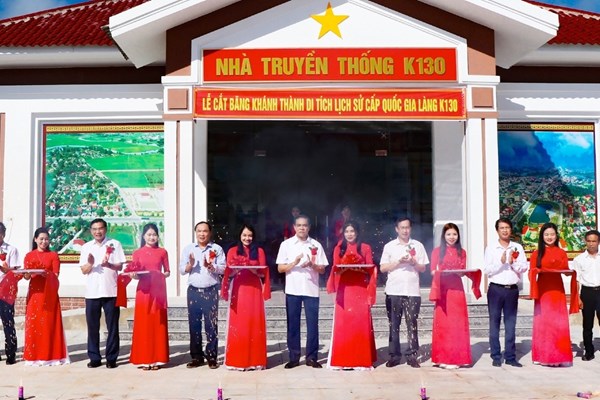 Khánh thành Di tích lịch sử cấp quốc gia Làng K130 - Anh 1