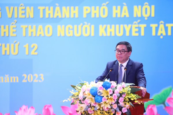 Hà Nội tuyên dương khen thưởng HLV, VĐV người khuyết tật - Anh 3