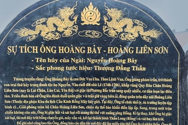 Khu du lịch cầu kính Rồng Mây (Lai Châu) thông tin, quảng bá về nhân vật Quan Hoàng Bảy: Yêu cầu gỡ bở các thông tin liên quan, không dỡ hạng mục xây dựng - Anh 2