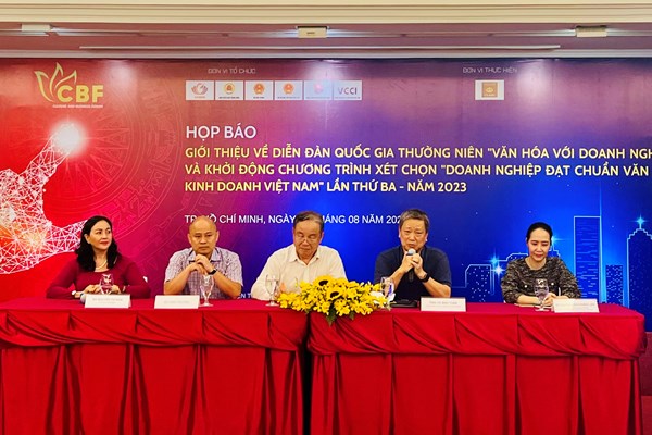 Diễn đàn văn hóa với doanh nghiệp 2023 sẽ tổ chức tại TP.HCM - Anh 1