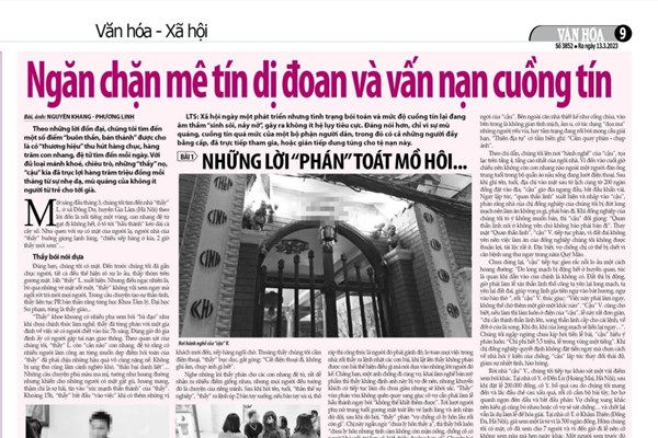 Khởi tố, bắt tạm giam cô đồng bổ cau “đúng nhận, sai cãi” - Anh 2