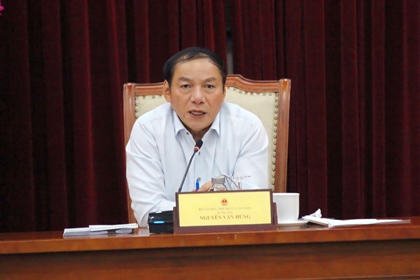 Hướng tới kỷ niệm 78 năm Ngày truyền thống ngành Văn hóa (28.8.1945 - 28.8.2023): Bộ trưởng Nguyễn Văn Hùng: “Tập trung rà soát, đẩy nhanh tiến độ chuẩn bị các hoạt động” - Anh 1