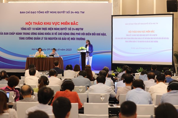 Tổng kết 10 năm thực hiện Nghị quyết về ứng phó với biến đổi khí hậu - Anh 2