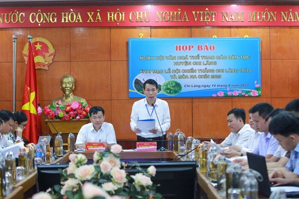 Tổ chức Ngày hội văn hóa thể thao các dân tộc huyện Chi Lăng - Anh 1