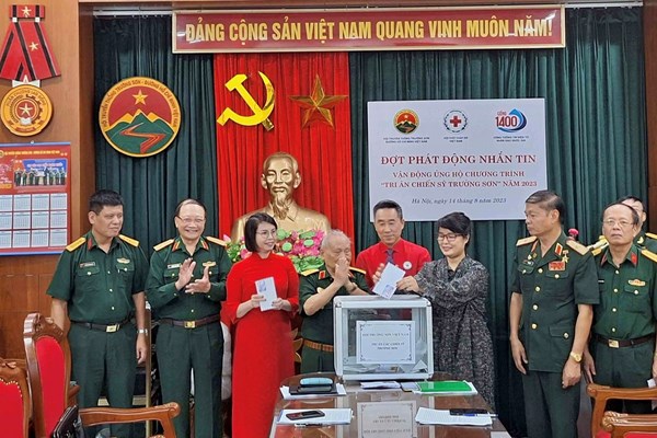 Phát động Chương trình nhắn tin “Tri ân chiến sĩ Trường Sơn” năm 2023 - Anh 1