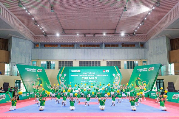 TP.HCM: 1.200 học sinh tham dự giải thể dục Aerobic - Aerobic Dance – Cheerdance - Anh 1
