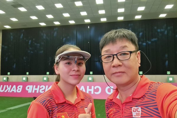 Xạ thủ Trịnh Thu Vinh xuất sắc giành vé dự Olympic 2024 - Anh 2