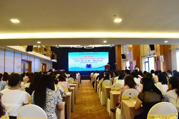 Khai mạc lớp tập huấn kỹ năng phát triển văn hóa đọc năm 2023 - Anh 1