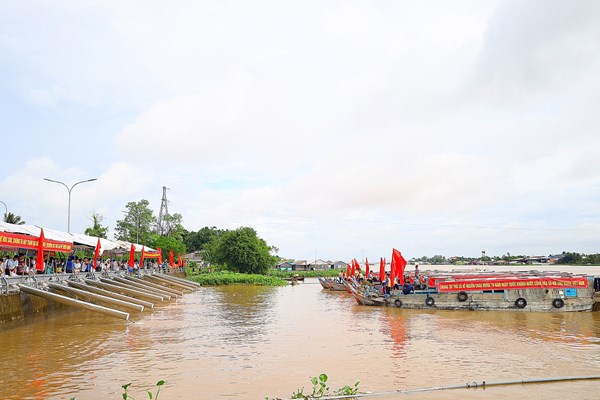 Thả hơn 1 triệu con cá giống xuống sông Hậu tái tạo nguồn lợi thủy sản - Anh 2