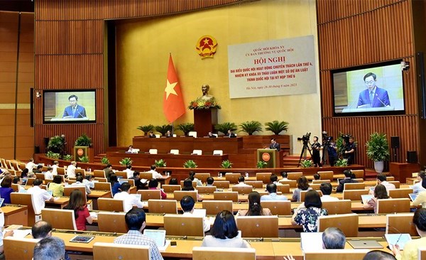 Tổ chức Hội nghị toàn quốc triển khai luật, nghị quyết của Quốc hội - Anh 1