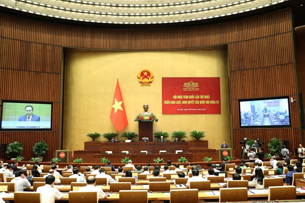 Khai mạc Hội nghị triển khai Luật, Nghị quyết của Quốc hội - Anh 5