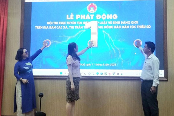 Hội thi tìm hiểu pháp luật về bình đẳng giới cho vùng đồng bào DTTS - Anh 1