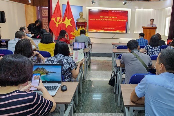 Đảng uỷ Bộ VHTTDL ứng dụng chuyển đổi số nâng cao công tác Đảng - Anh 2
