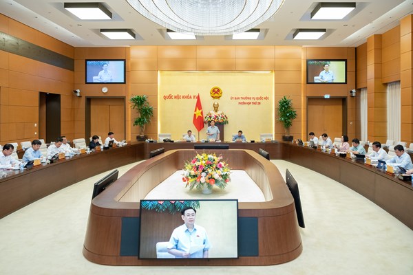 Khai mạc phiên họp thứ 26 của Uỷ ban Thường vụ Quốc hội - Anh 2