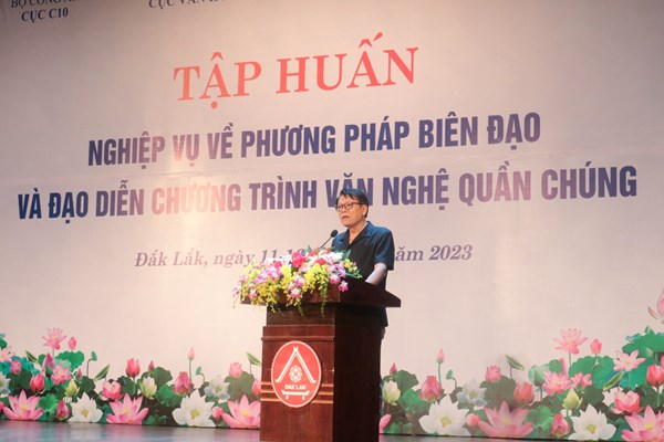 Tập huấn phương pháp biên đạo và đạo diễn chương trình văn nghệ quần chúng - Anh 2