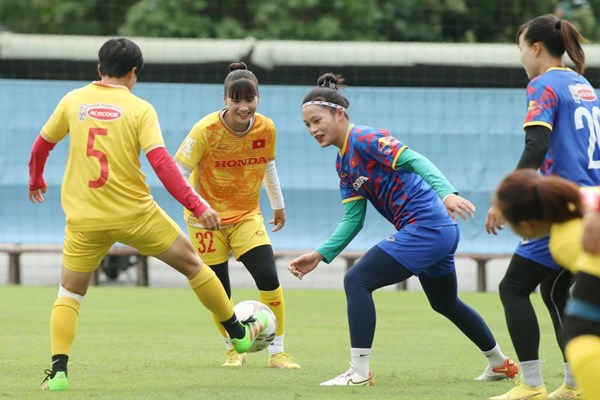 Tuyển nữ Việt Nam dần hoàn thiện khâu chuẩn bị cho Asian Games - Anh 1