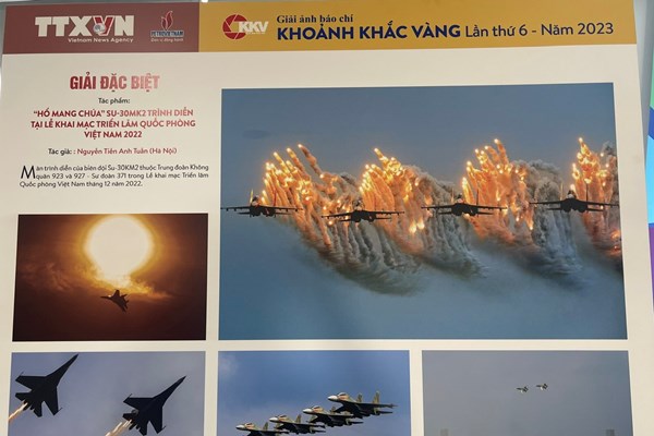 Trao giải ảnh báo chí Khoảnh khắc vàng lần thứ 6 - Anh 1